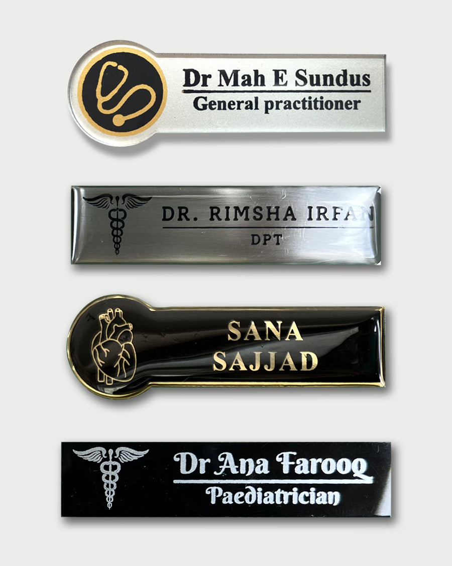 Custom Name Badges for Doctors & Nurses | Medfit Scrubs - Medfit